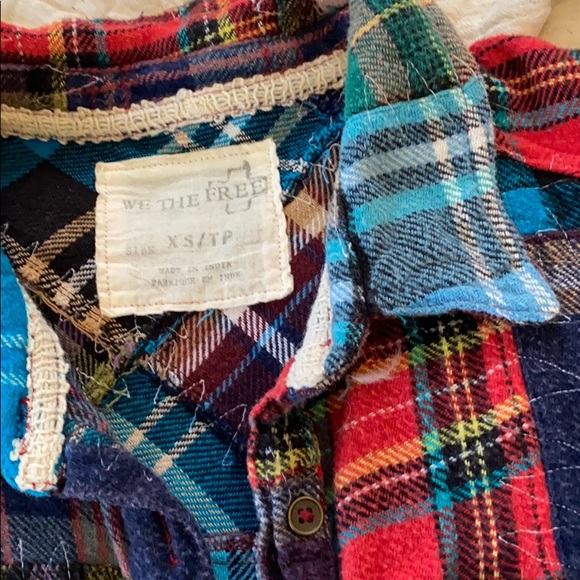 F r e e  P e o p l e • Plaid tunic - Picture 5 of 8